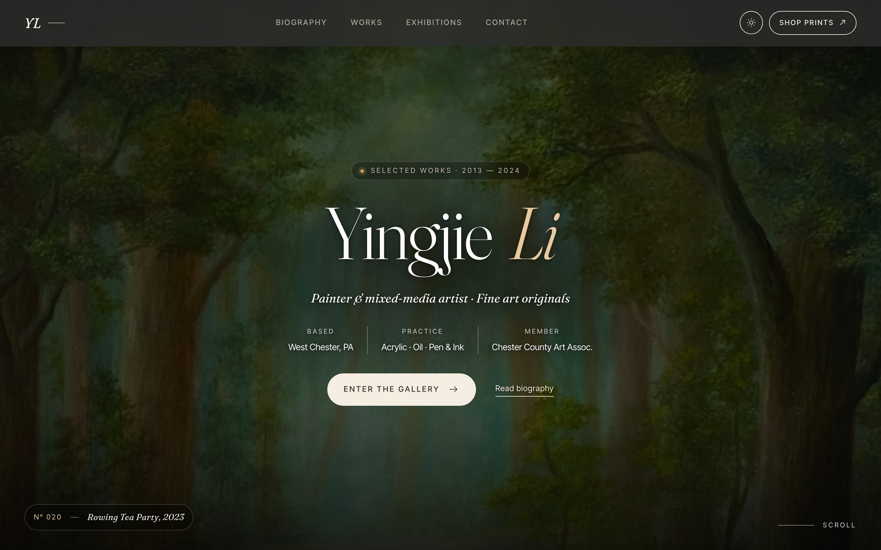 Yingjie Li — Artist Portfolio
